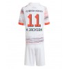 Bayern Munich Nicolas Jackson #11 Bortedraktsett Barn 2025-26 Kortermet (+ korte bukser)